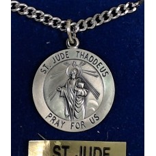 St Jude Medal with Chain